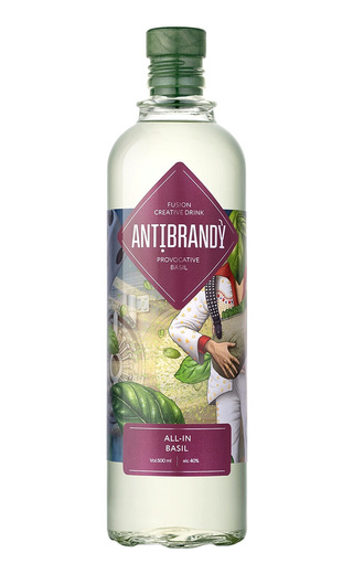 фото бренди Antibrandy All-in Basil 0,5 л