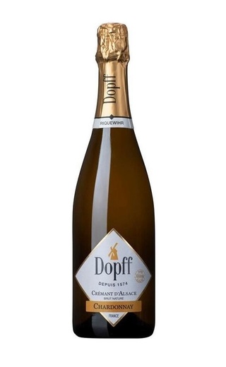 фото игристое вино Dopff au Moulin Cremant d'Alsace Chardonnay Sans Soufre Ajoute 2019 0,75 л