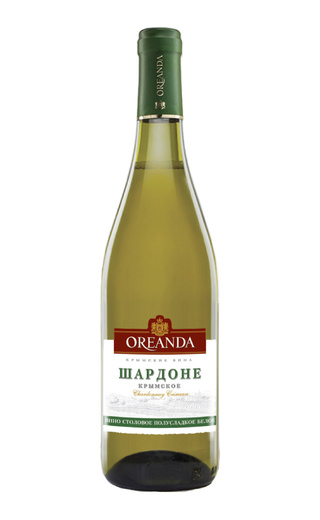 фото вино Oreanda Chardonnay Crimean 0,75 л