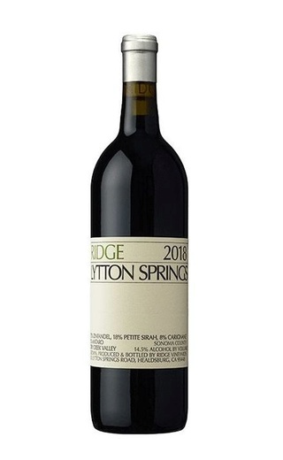 фото вино Ridge Vineyards Lytton Springs 2019 0,75 л