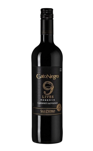 фото вино San Pedro Gato Negro 9 Lives Cabernet Sauvignon Reserve 2021 0,75 л