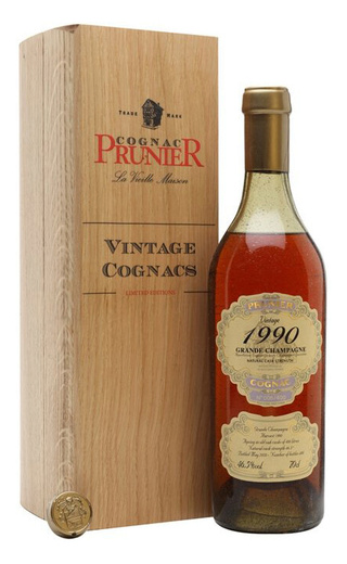 фото коньяк Prunier Grande Champagne 1990 0,7 л