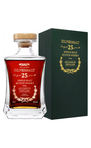 фото виски Silvermalt Miltonduff 25 Years Old 0,7 л