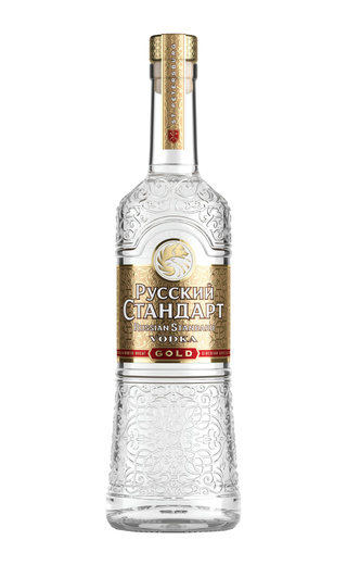 фото водка Russian Standard Gold English Logo 0,75 л