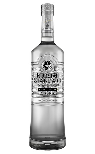 фото водка Russian Standard Platinum English Logo 1,75 л