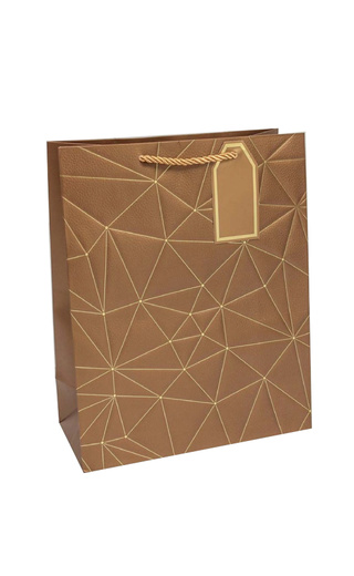 фото Paper Bag Bronze Triangles 26*32*12