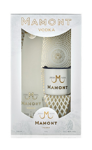 фото водка Mamont gift box 0,7 л