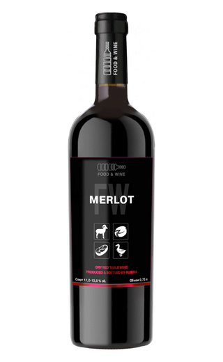 фото вино Food and Wine Merlot 0,75 л