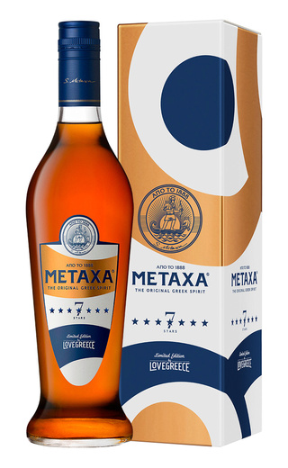 фото бренди Metaxa 7* Love Greece Edition 0,7 л