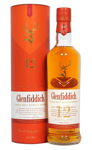 фото виски Glenfiddich 12 Years Old Triple Oak 0,7 л