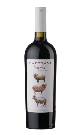 фото вино Georgian Wine House Fish Rams Saperavi 2020 0,75 л