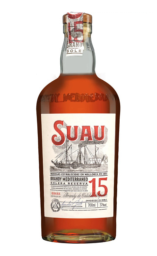 фото бренди Suau 15 Brandy Mediterraneo Solera Reserva 0,7 л