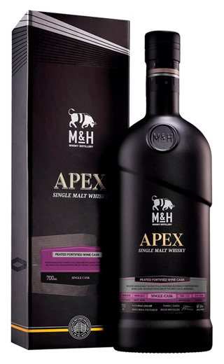 фото виски M&H Apex Single Cask Peated Fortified Red Wine 0,7 л