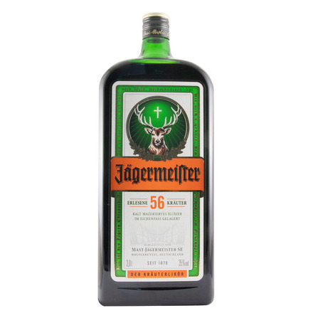 Ликер Jagermeister цена 3 л 9097 руб., купить Егермейстер в Москве, магазин Декантер