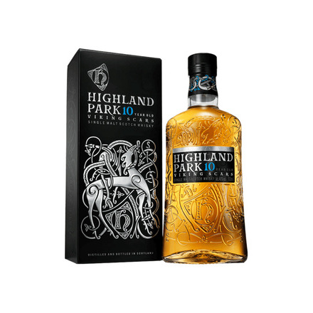 Купить виски Highland Park Viking Scars Single Malt 10 Years Old 0.7 л – цена 10038 руб Хайленд Парк Викинг Скарс Сингл Молт 10 лет 700 мл в Москве в магазине Декантер