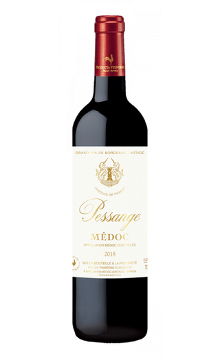 фото вино Pessange Medoc 2018 0,75 л