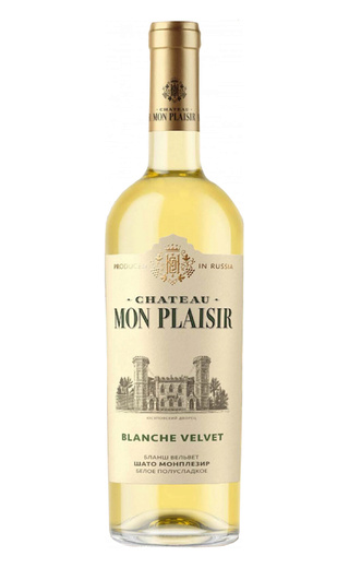 фото вино Chateau Mon Plaisir Blanche Velvet Semi-Sweet 0,75 л