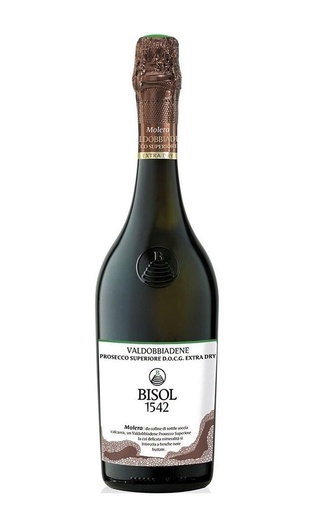 фото игристое вино Bisol Molera Valdobbiadene Prosecco Superiore 2021 0,75 л