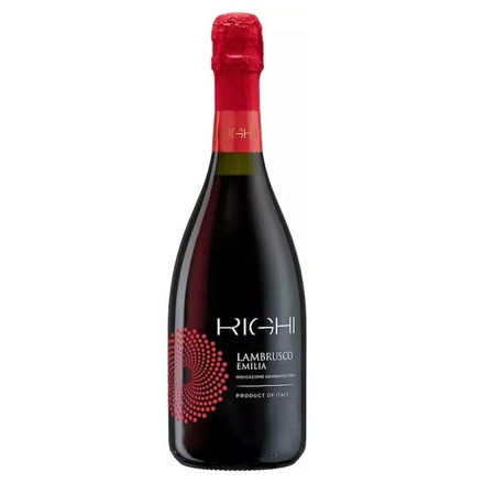 Игристое вино Righi Lambrusco Rosso цена 0,75 л 1167 руб., купить Риги ...