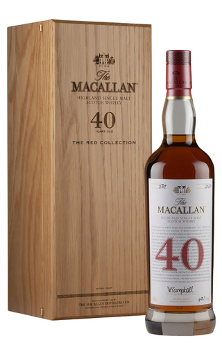 фото виски Macallan Red Collection 40 Years Old 0,7 л