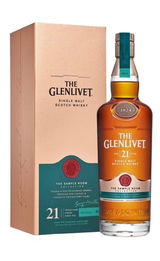 фото виски Glenlivet Single Malt Scotch Whisky 21 Years Old 0,7 л