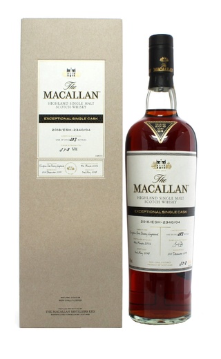 фото виски The Macallan 2002 Exceptional Single Cask №2340/04 16 Years 0,7 л