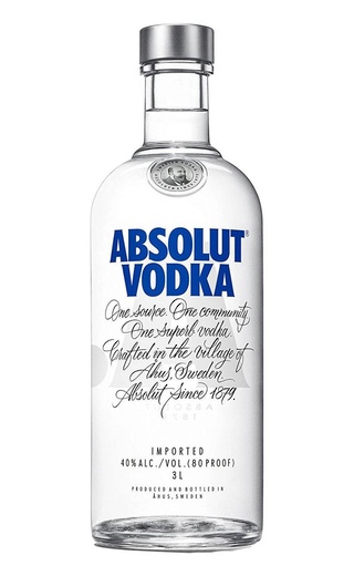 фото водка Absolut 3 л