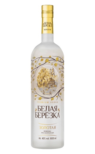 фото водка Belaya Berezka Gold 1 л