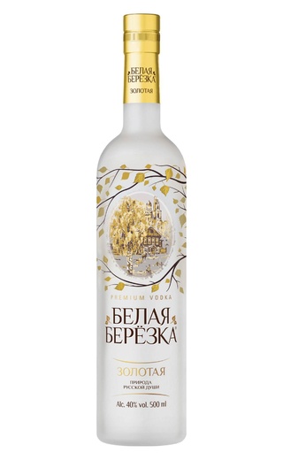 фото водка Belaya Berezka Gold 0,5 л