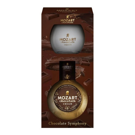 Ликер Mozart Chocolate Cream цена 0,5 л с бокалом 2987 руб., купить ...
