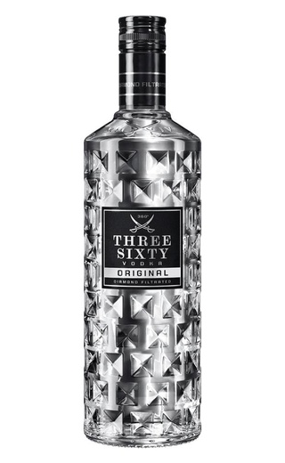 фото водка Three Sixty Vodka Original 0,5 л