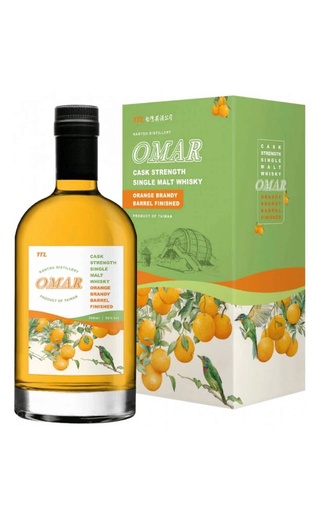 фото виски Omar Cask Strength Single Malt Orange Brandy Barrel Finished 0,7 л