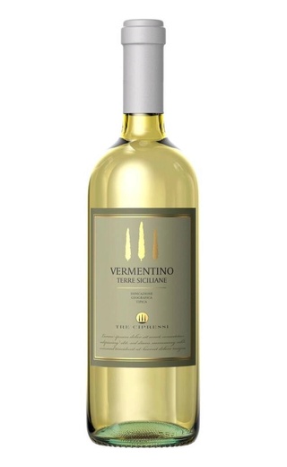 фото вино Piccini Tre Cipressi Vermentino Terre Siciliane 2023 0,75 л