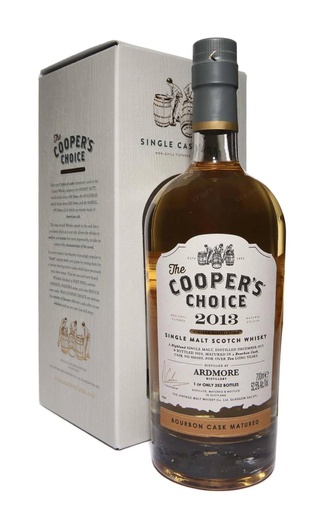 Зе Куперс Чойс Ардмор Сингл Молт 2013 0.7 л фото виски The Cooper’s Choice Ardmore Single Malt 2013 0,7 л