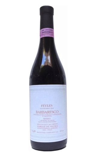 фото вино Sorelle de Nicola Feyles Riserva Barbaresco 2015 0,75 л