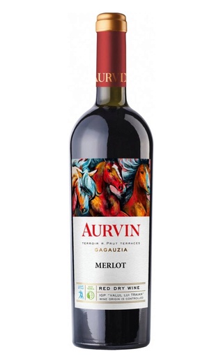 Вино Aurvin Merlot 2022 0,75 л