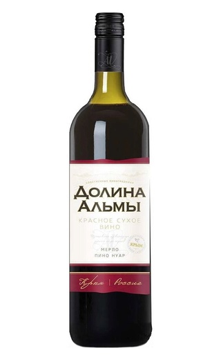 Вино Долина Альмы Мерло Пино Нуар 2022 0,75 л