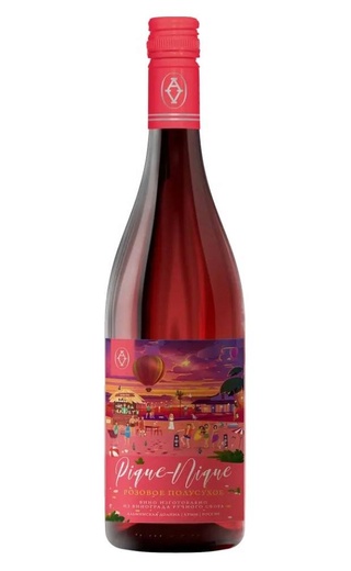 Вино Пикник Розовое полусухое 2024 0,75 л