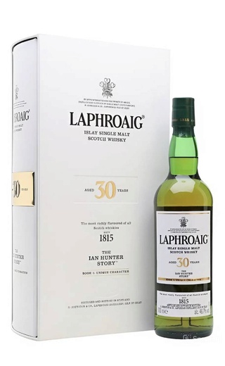 Лафройг 30 лет Иэн Хантер Стори Бук 1 0.7 л фото виски Laphroaig 30 The Ian Hunter Story Book 1 0,7 л