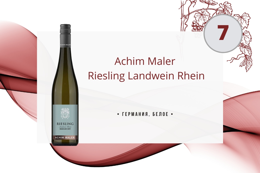 Вино Achim Maler Riesling Landwein Rhein 0.75 л