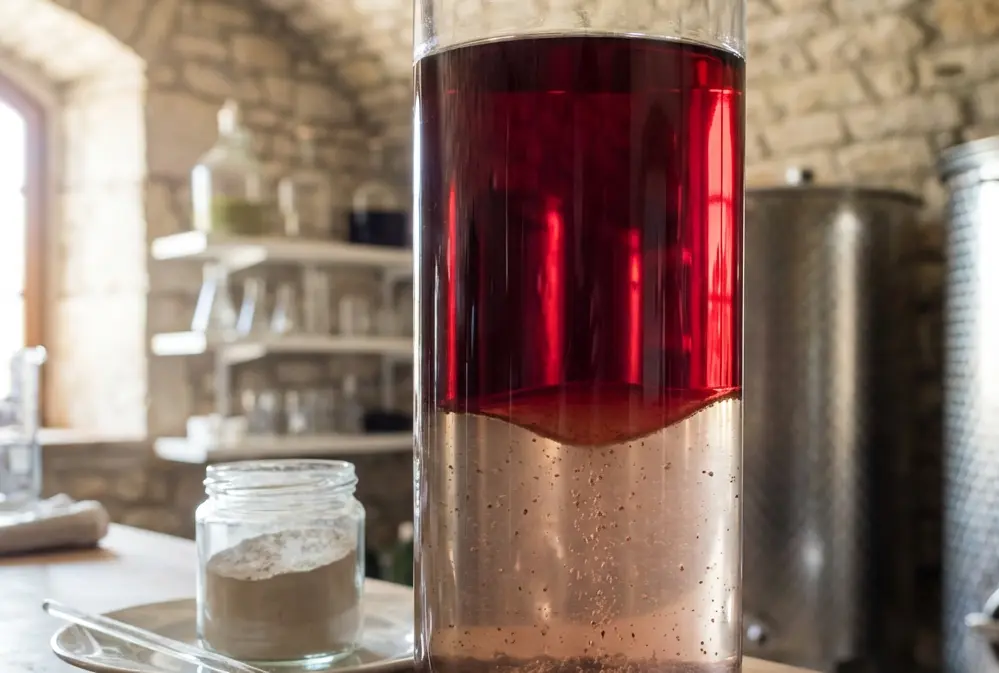 Осветление вина