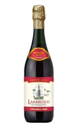 Ламбруско Chiarli-1860 Lambrusco dellEmilia Rosso Poderi Alti IGT 0,75 л