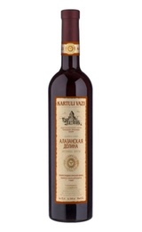 Вино Картули Вази Алазанская Долина Красное полусладкое 0,75 л