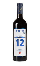 Вино Tenuta Dodici Toscana Rosso 2015 0,75 л