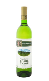 Вино Геленджик Белое Сухое 0,75 л