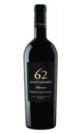 Вино San Marzano Anniversario 62 Riserva di Manduria 2015 0,75 л