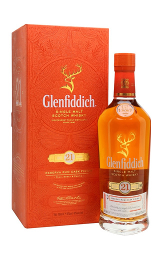Виски Glenfiddich 21 Years Old 0,75 л