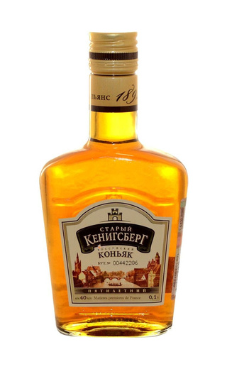 Коньяк Старый Кенигсберг 5 лет 0,1 л