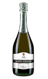 Игристое вино Агросервис Санто Стефано Белое Полусухое 0,75 л
