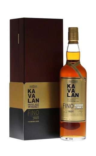 Кавалан Солист Фино Шерри Каск Сингл Каск Стренгс 57.1% 0.7 л фото виски Kavalan Solist Fino Sherry Cask Single Cask Strength 57.1% 0,7 л